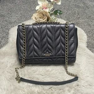 ✨Kate Spade Briar Lane Gunmetal Quilted Crossbody✨